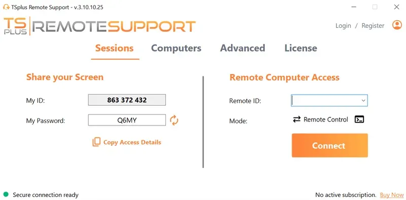 TSplus Remote Support
